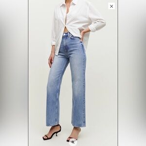 Reformation Wilder Cropped jeans size 26 NWOT